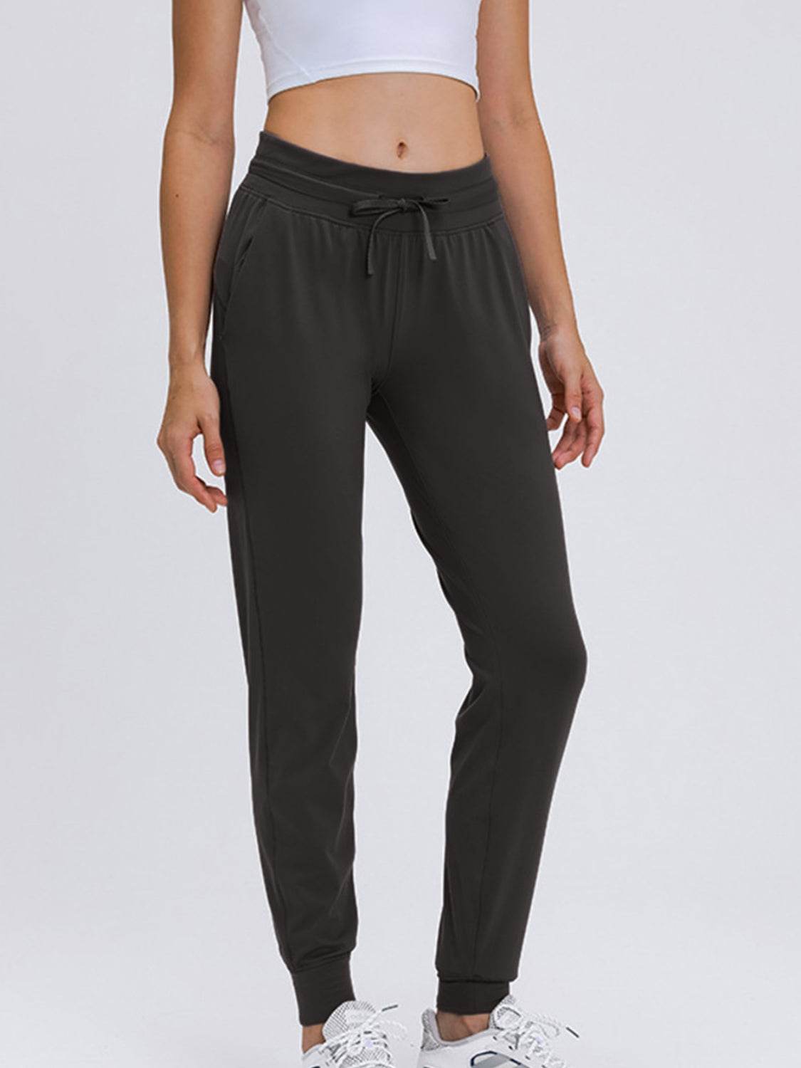 Millennia Double Take Tied Joggers with Pockets - Selvanelle