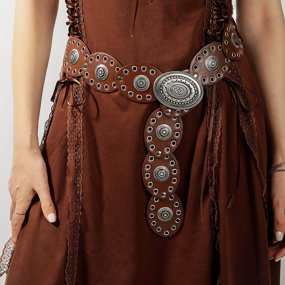 Stylish Oval PU Belt for Men and Women Casual Wear - Selvanelle