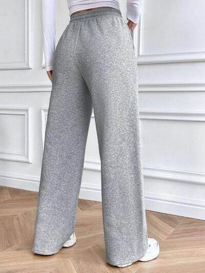 Drawstring Wide Leg Pants for Comfortable Everyday Style - Selvanelle