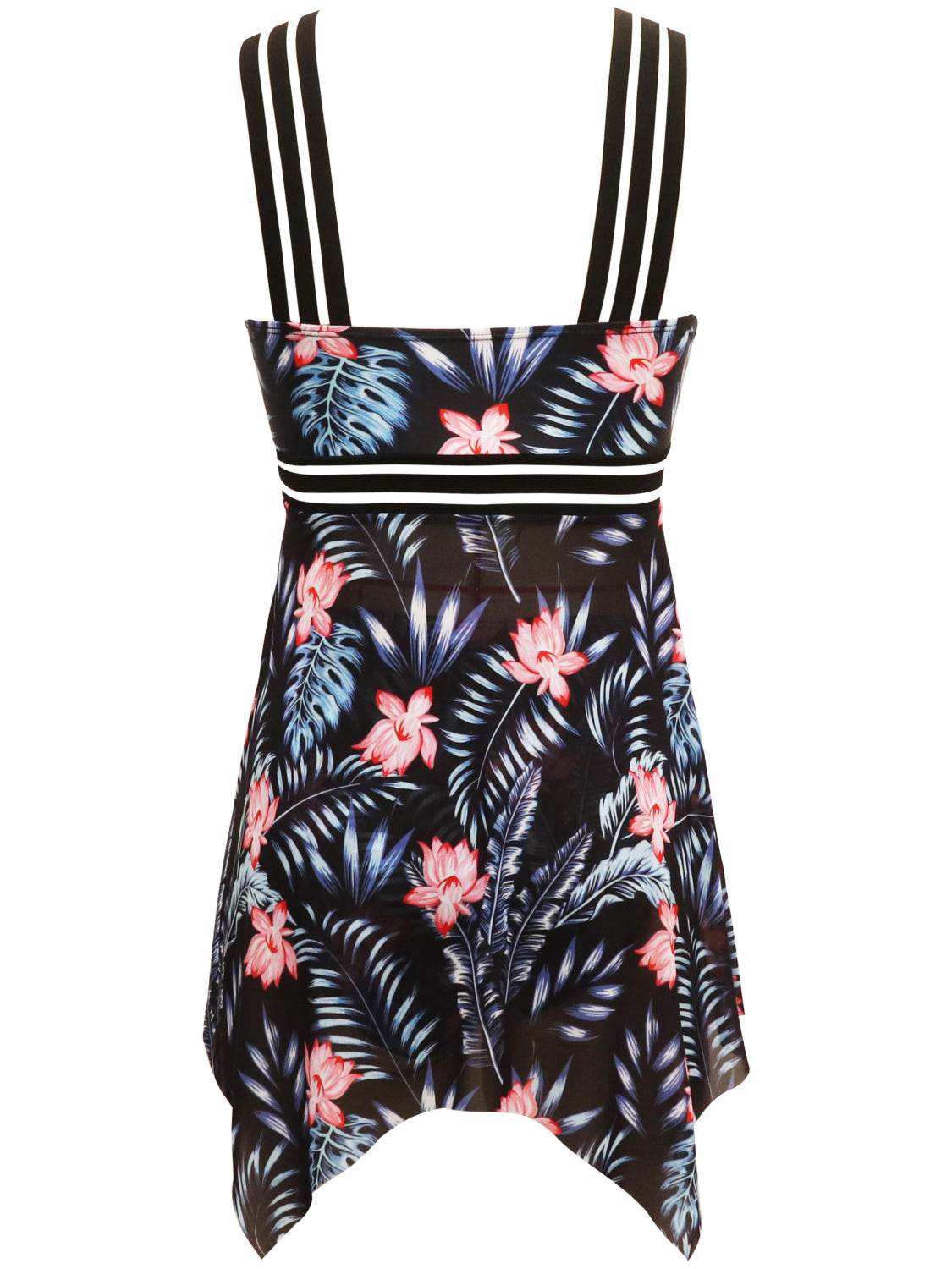 Cutout Printed Two-Piece Swim Set - Selvanelle