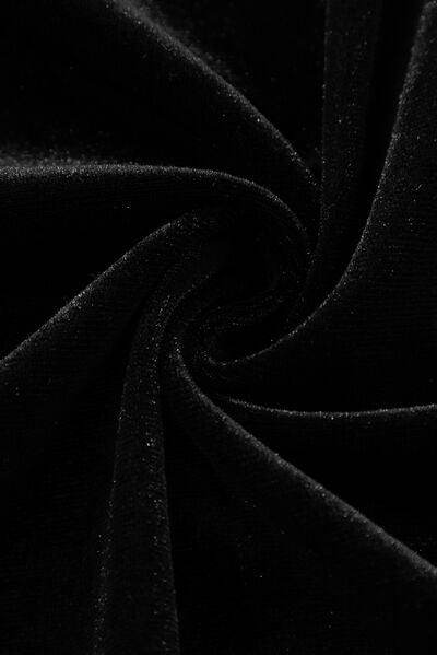 Ruffle Hem Slit V-Neck Long Sleeve Dress for Women - Selvanelle