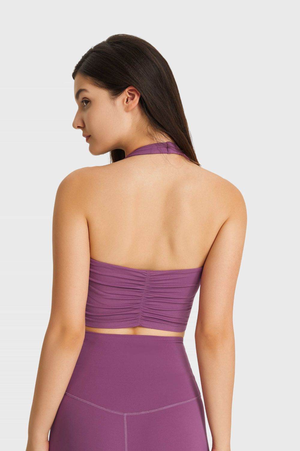 Millennia Breathable Halter Neck Sports Bra - Selvanelle