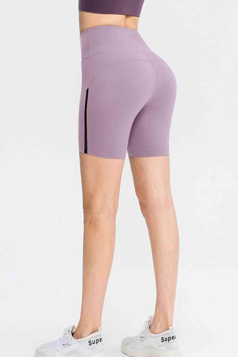 Wide Waistband Sports Shorts for Active Lifestyle Wear - Selvanelle