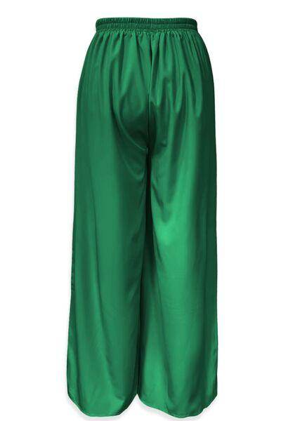 FAM-FAM High Waist Wide Leg Pants for Stylish Comfort - Selvanelle