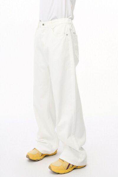 Wide Leg Jeans with Pockets for Effortless Style - Selvanelle