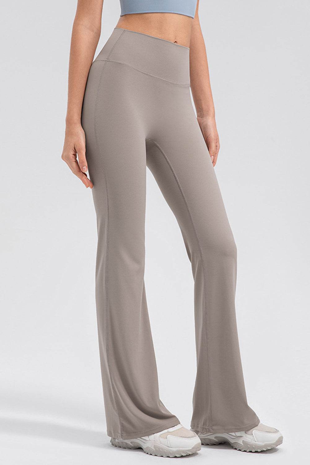 High Waist Straight Active Pants - Selvanelle