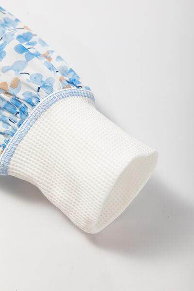 High-Low V-Neck Long Sleeve Blouse for Women Stylish Wear - Selvanelle