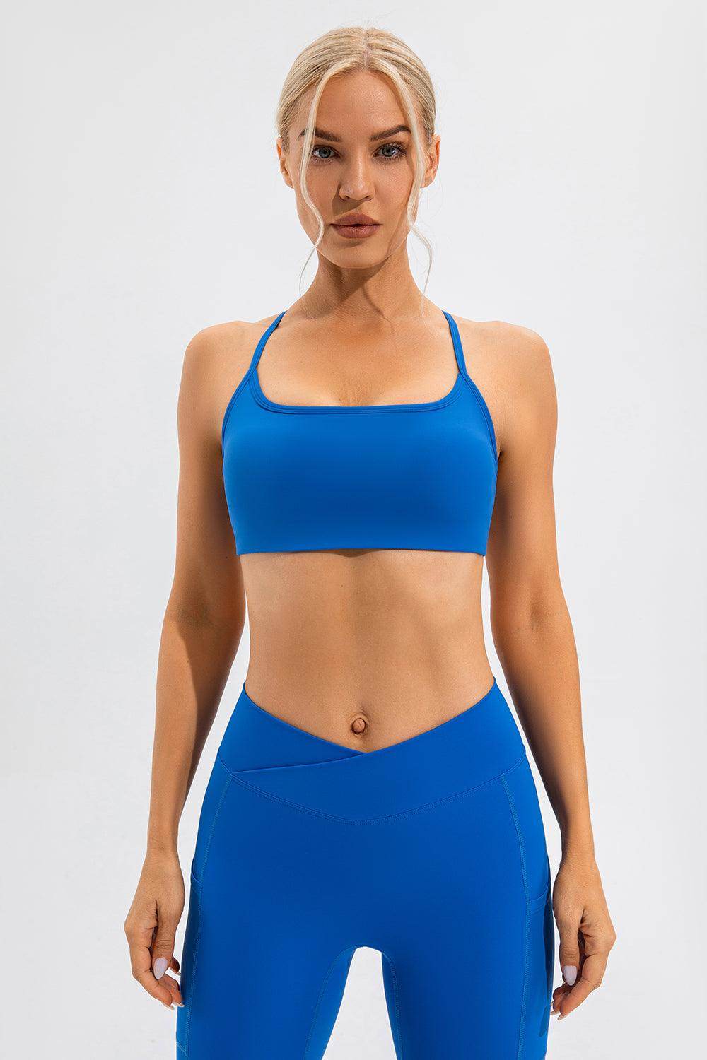 Crisscross Spaghetti Strap Active Cami for Comfortable Wear - Selvanelle