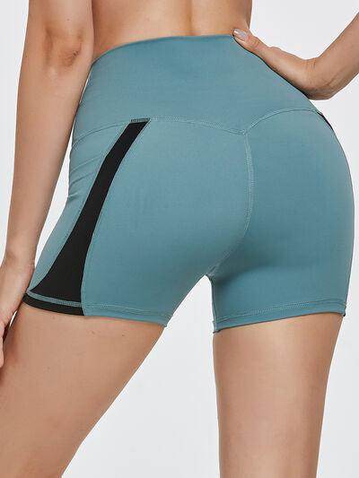 High Waist Active Shorts for Women with Stretch Comfort - Selvanelle
