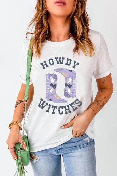 Graphic Round Neck Short Sleeve T-Shirt for Everyday Wear - Selvanelle