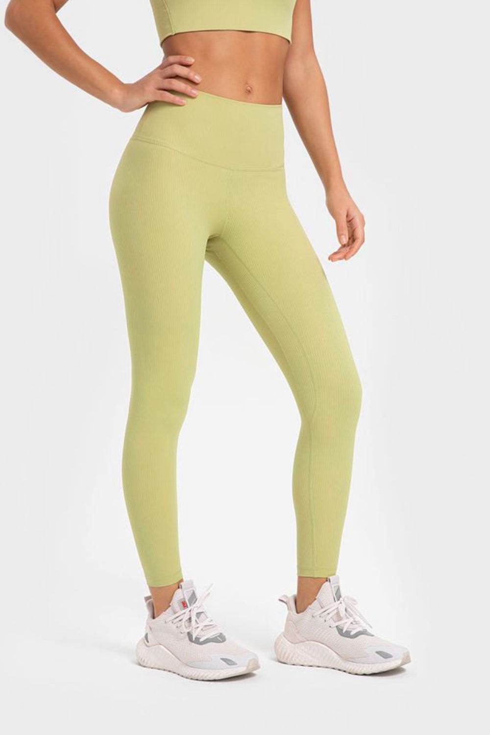 Millennia Highly Stretchy Wide Waistband Yoga Leggings - Selvanelle