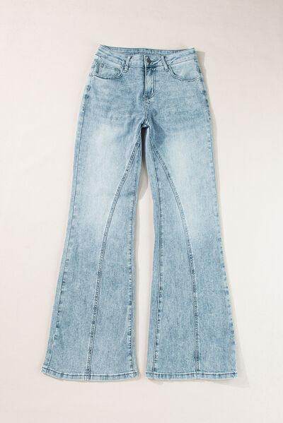 Wide Leg Jeans with Pockets for Stylish Comfort - Selvanelle
