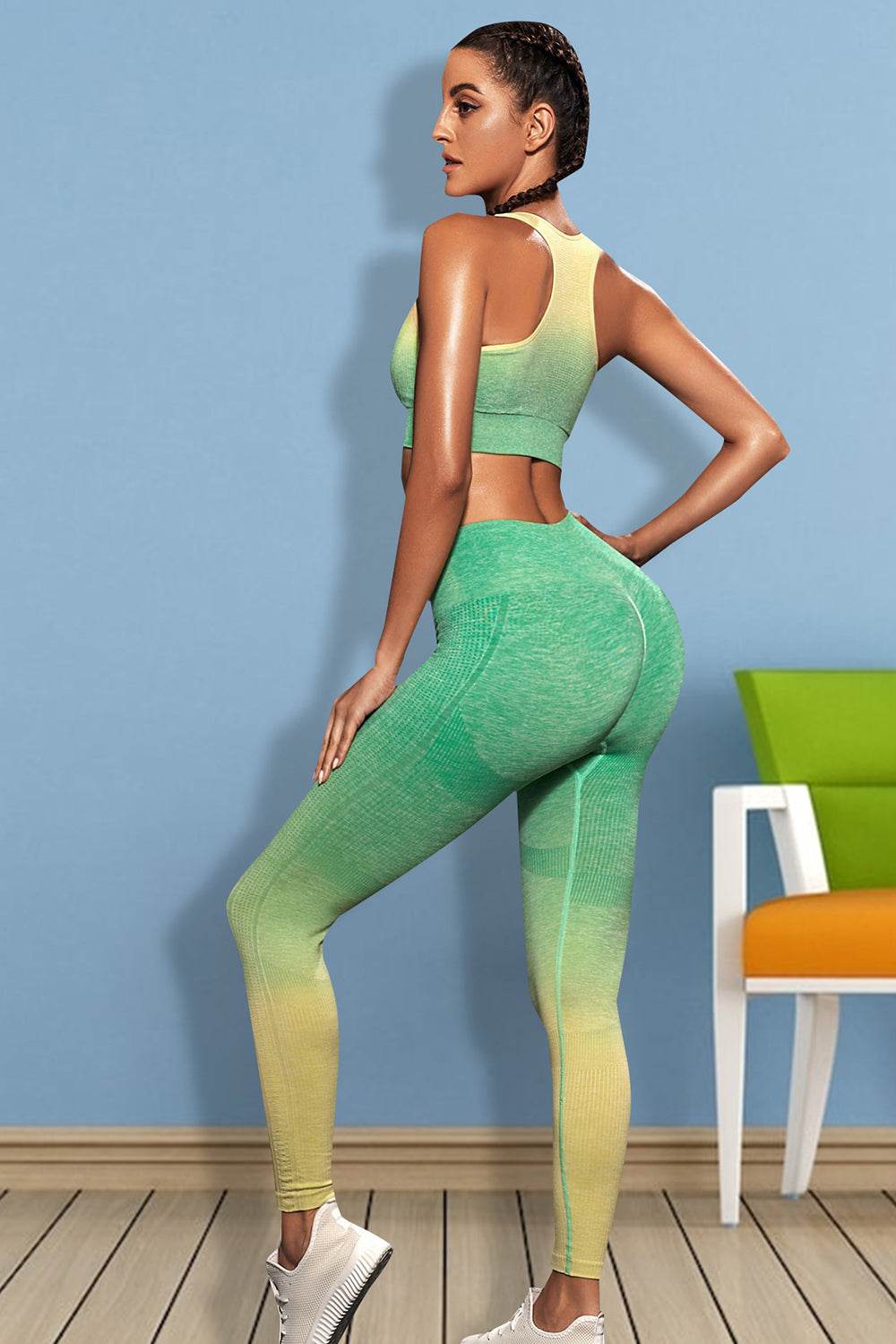 Gradient Sports Tank and Leggings Set - Selvanelle