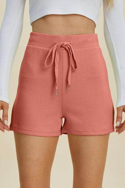 Basic Bae Full Size Air Scuba Drawstring High Waist Shorts - Selvanelle