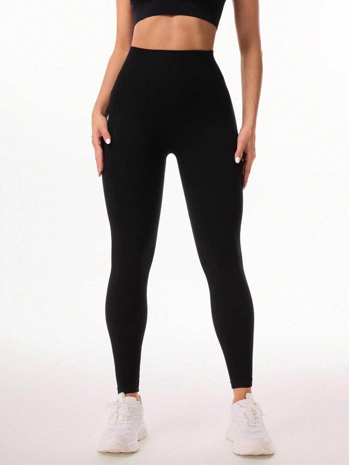 Pocketed High Waist Active Leggings for Comfort and Style - Selvanelle