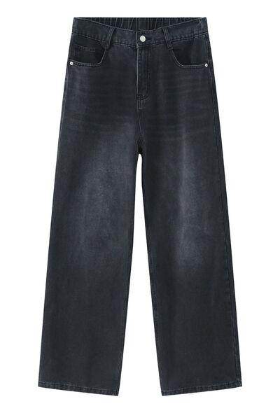 Baggy Jeans with Pockets for Comfortable Everyday Style - Selvanelle