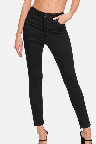 Zenana High Rise Skinny Jeans with Pockets for Women - Selvanelle