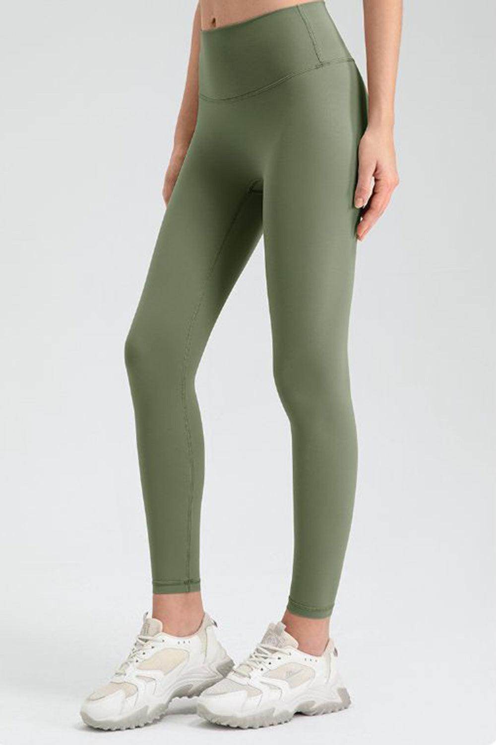 Wide Waistband Sport Leggings for Active Lifestyle Comfort - Selvanelle