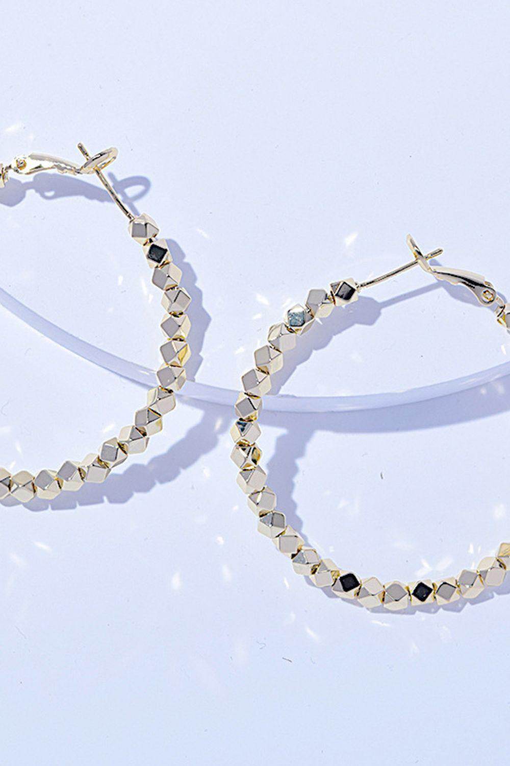 Stylish Alloy Hoop Earrings for Everyday Wear - Selvanelle