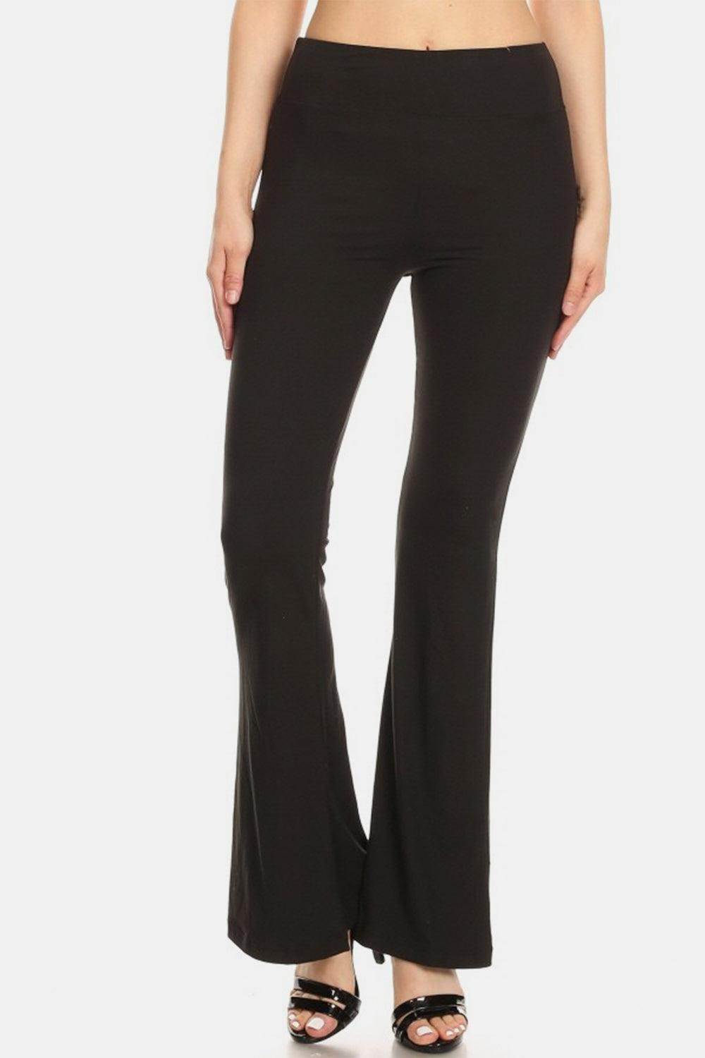 Leggings Depot High Waist Flare Leggings for Women - Selvanelle