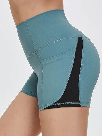 High Waist Active Shorts for Women with Stretch Comfort - Selvanelle