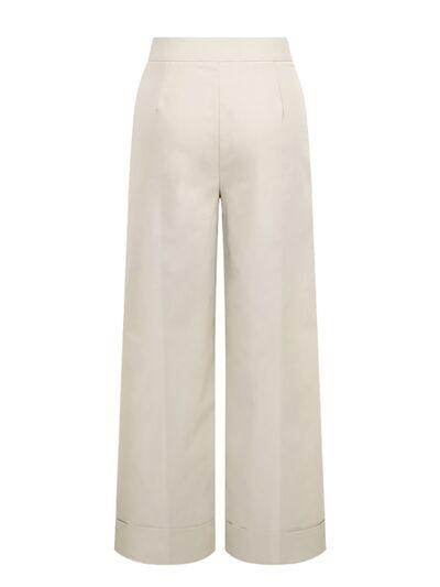 High Waist Wide Leg Pants for Women in Opaque Style - Selvanelle