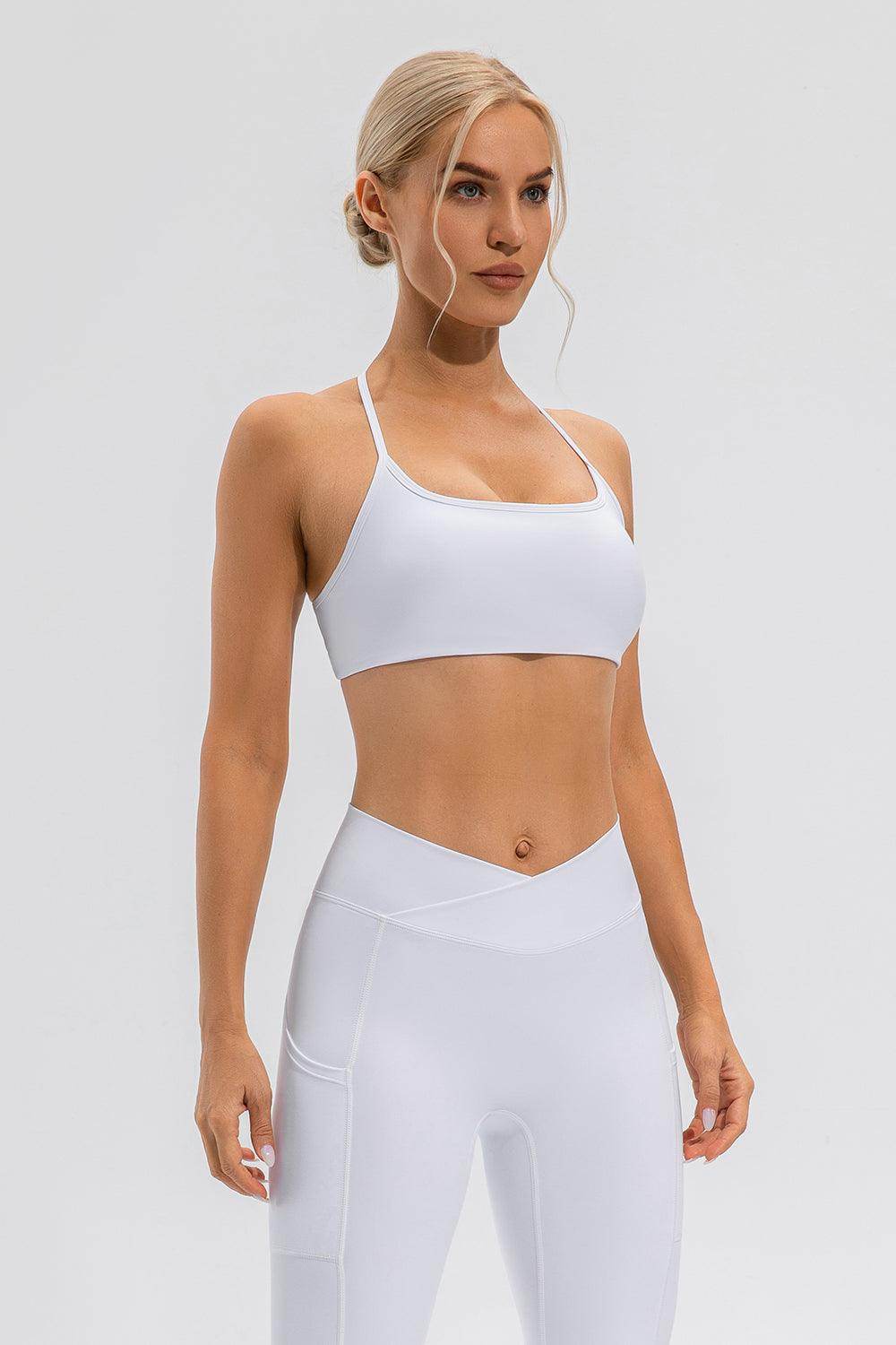 Crisscross Spaghetti Strap Active Cami for Comfortable Wear - Selvanelle