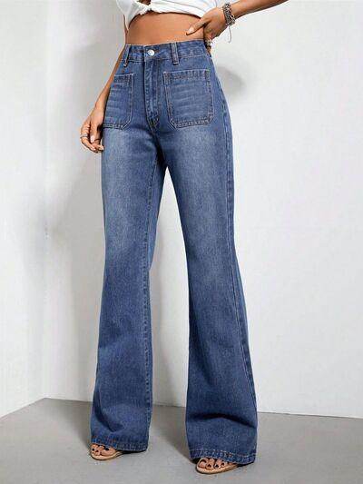 Bootcut Jeans with Pockets for Comfortable Everyday Style - Selvanelle