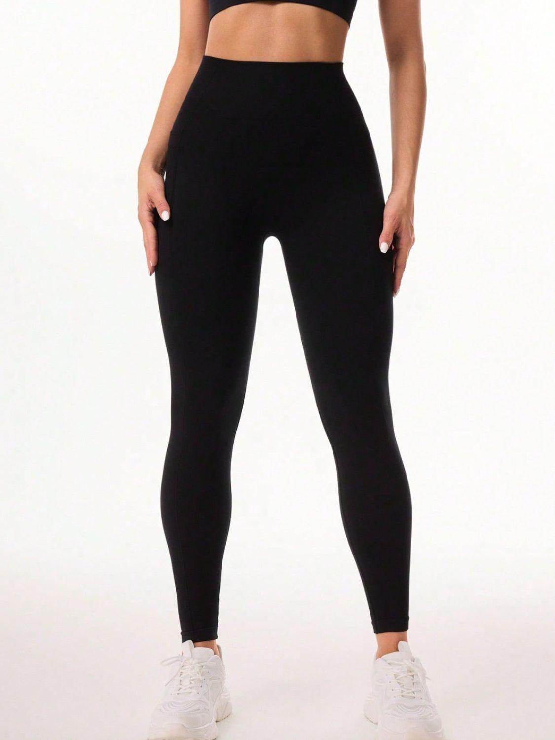 Pocketed High Waist Active Leggings for Comfort and Style - Selvanelle