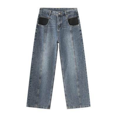 Mid Rise Waist Jeans with Pockets for Everyday Style - Selvanelle