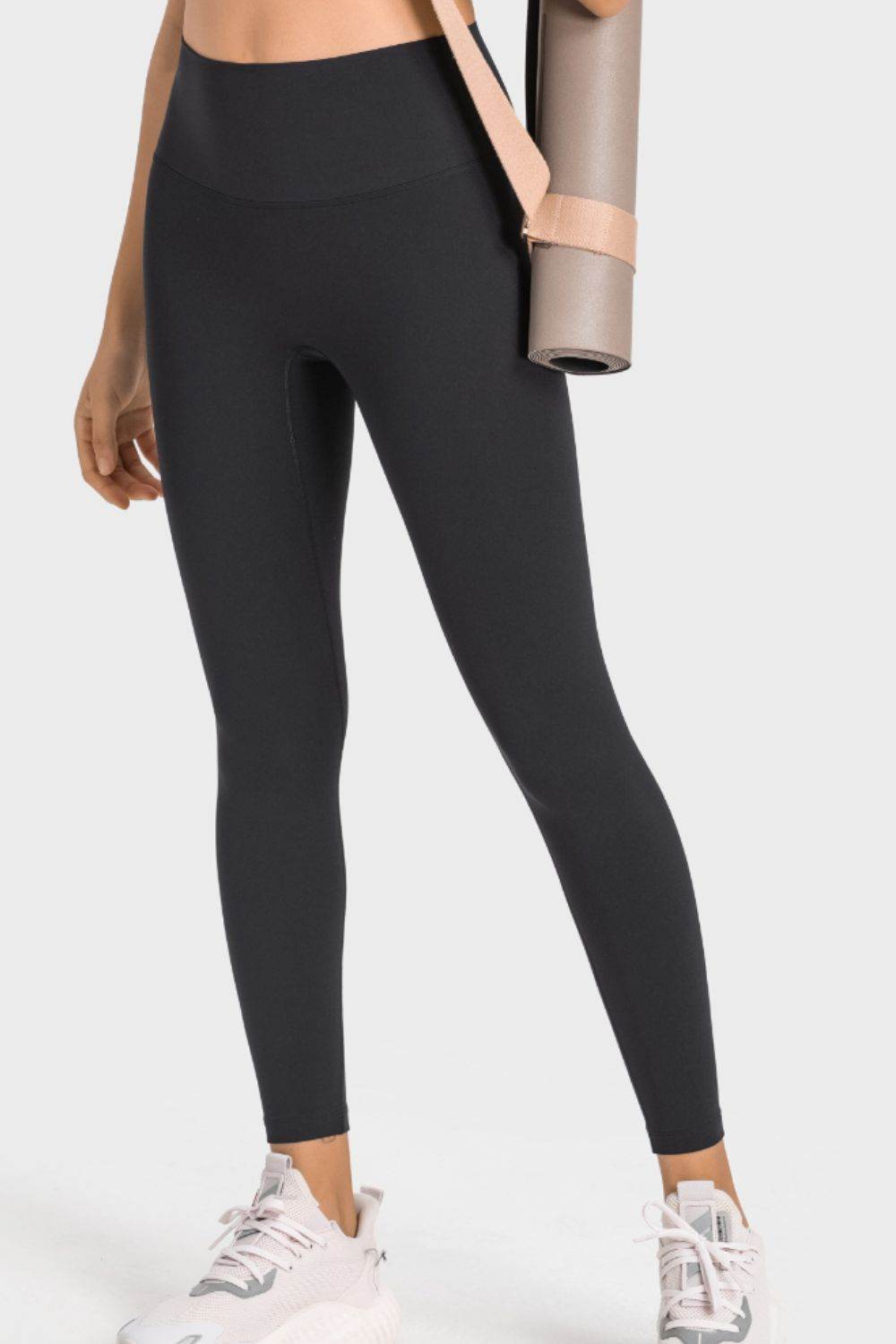 Millennia High-Rise Wide Waistband Yoga Leggings - Selvanelle