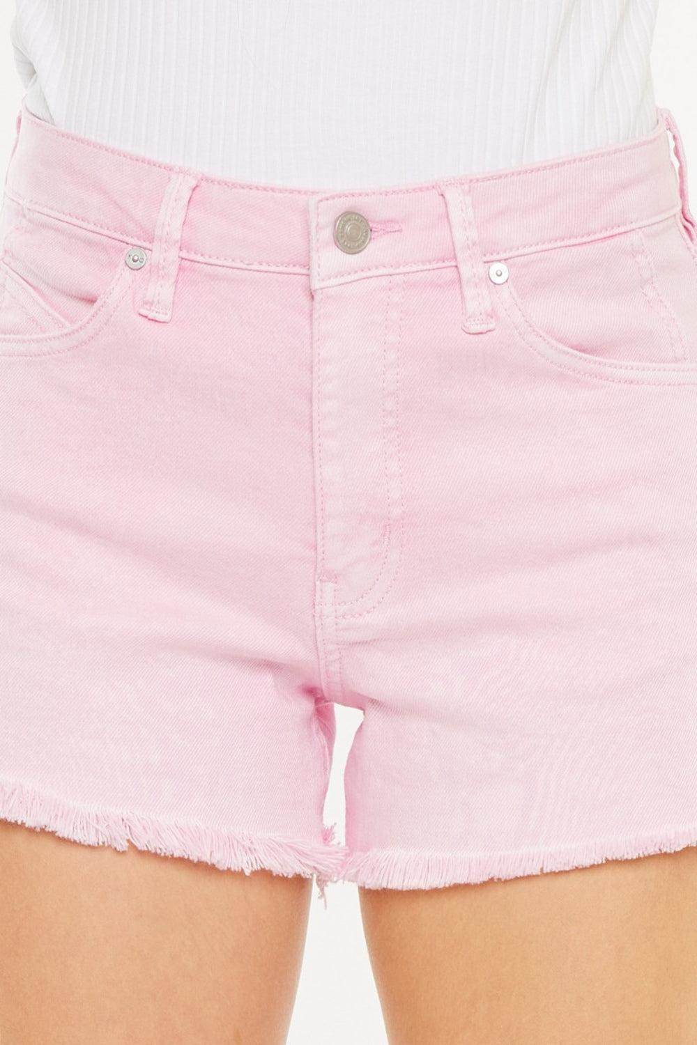 Kancan Raw Hem High Waist Denim Shorts for Trendy Style - Selvanelle