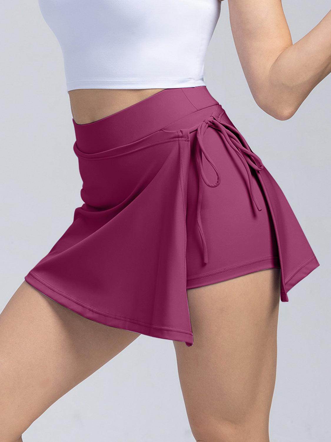 High Waist Active Skort with Pockets for Women’s Comfort - Selvanelle
