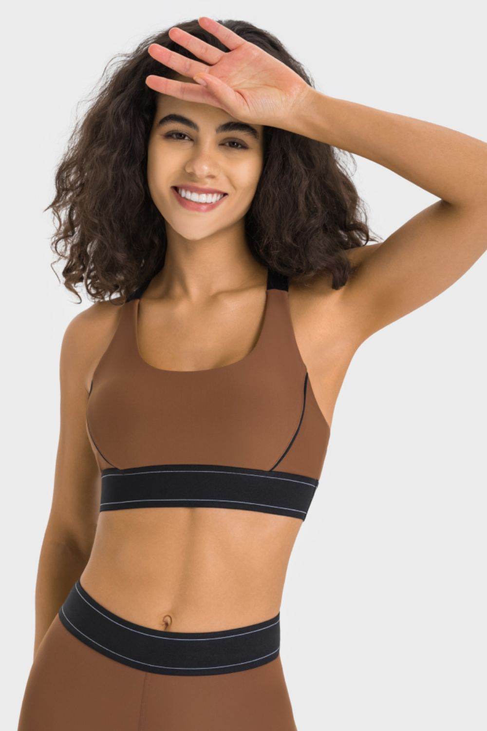 Millennia Contrast Sports Bra - Selvanelle