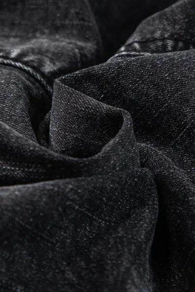 High Waist Raw Hem Denim Shorts for Women Casual Style - Selvanelle