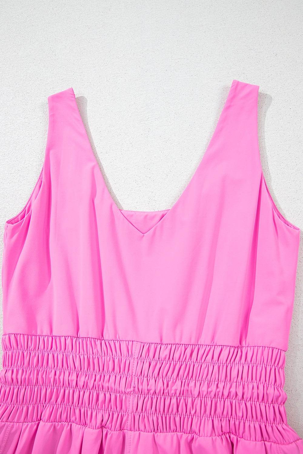 Drawstring Wide Strap Romper - Selvanelle