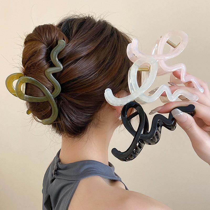 Acrylic Hair Claw Clip for Effortless Styling and Hold - Selvanelle