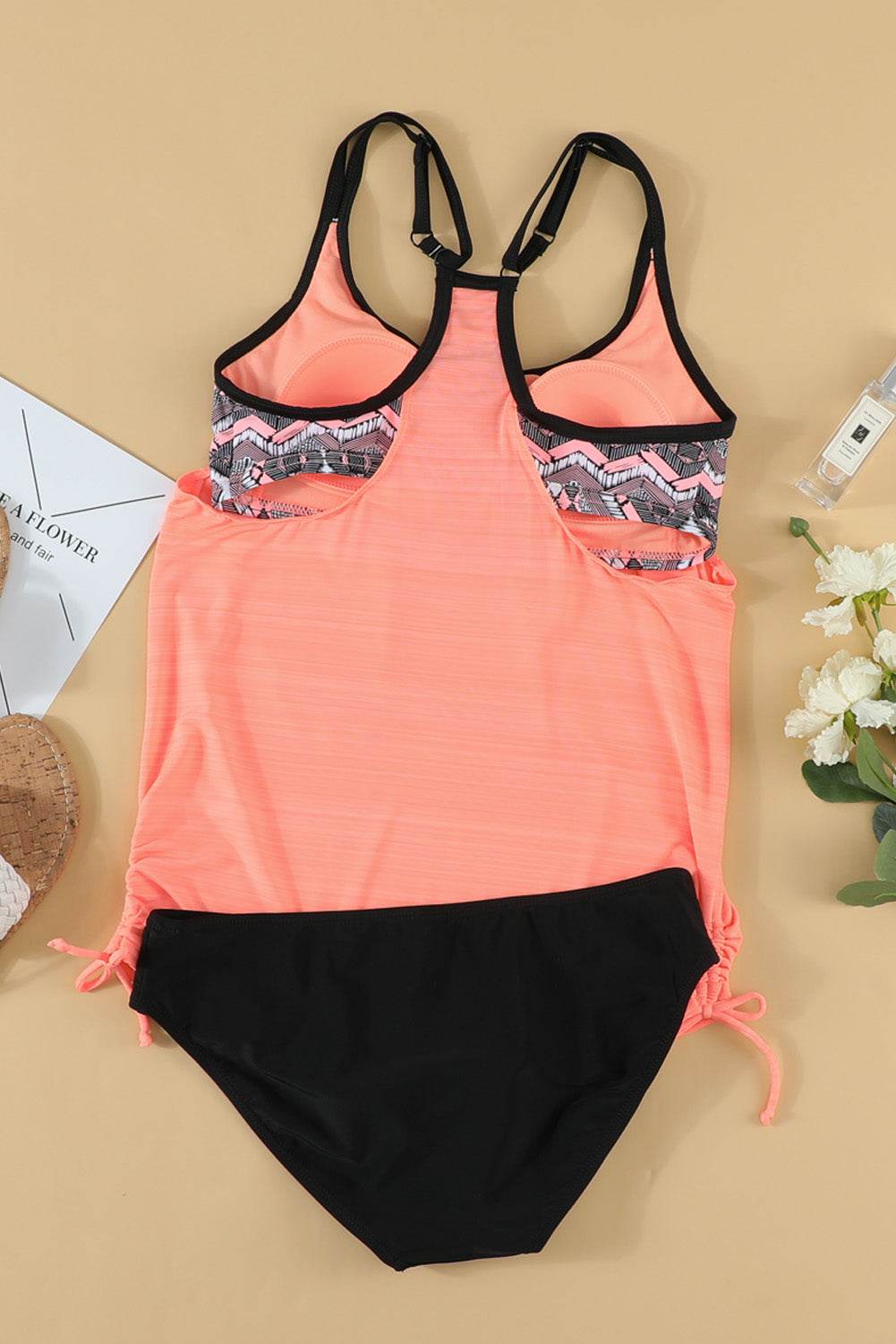 Scoop Neck Top and Brief Swim Set - Selvanelle