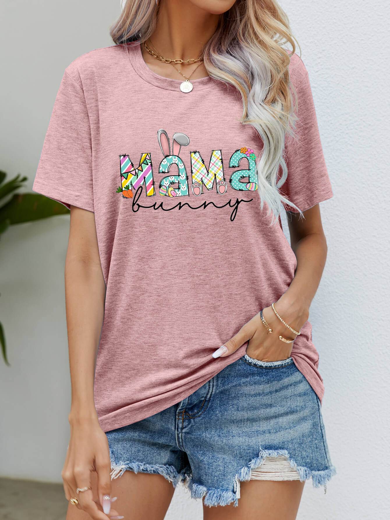 MAMA BUNNY Easter Graphic Tee - Selvanelle
