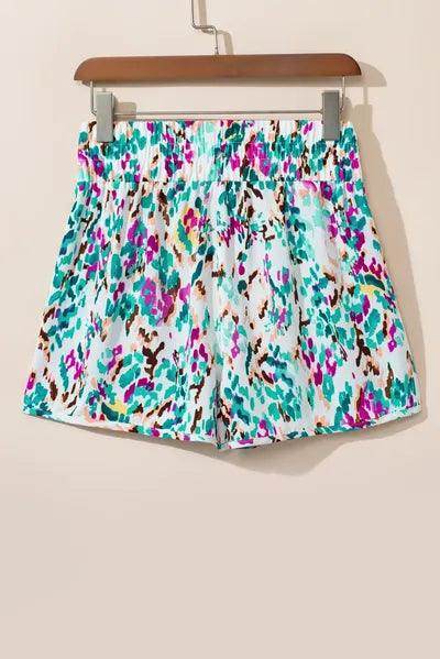 Stylish Printed High Waist Shorts for Comfortable Wear - Selvanelle