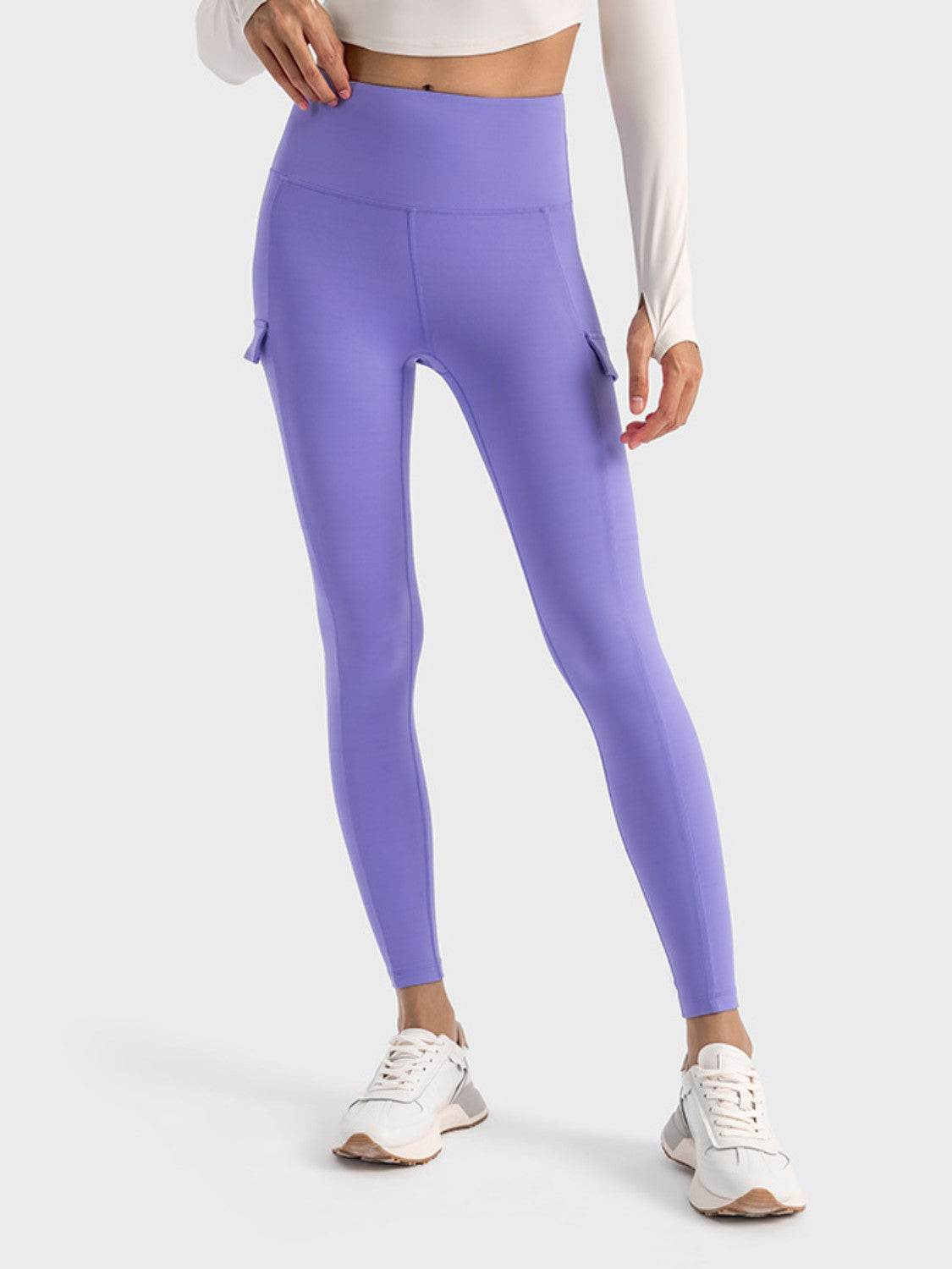 Millennia Wide Waistband Sports Leggings - Selvanelle