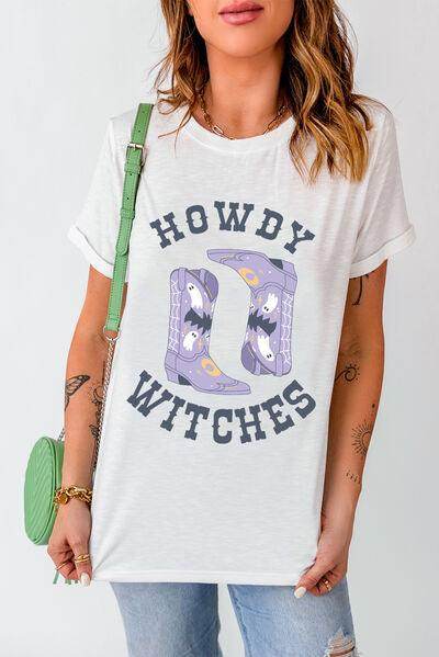 Graphic Round Neck Short Sleeve T-Shirt for Everyday Wear - Selvanelle