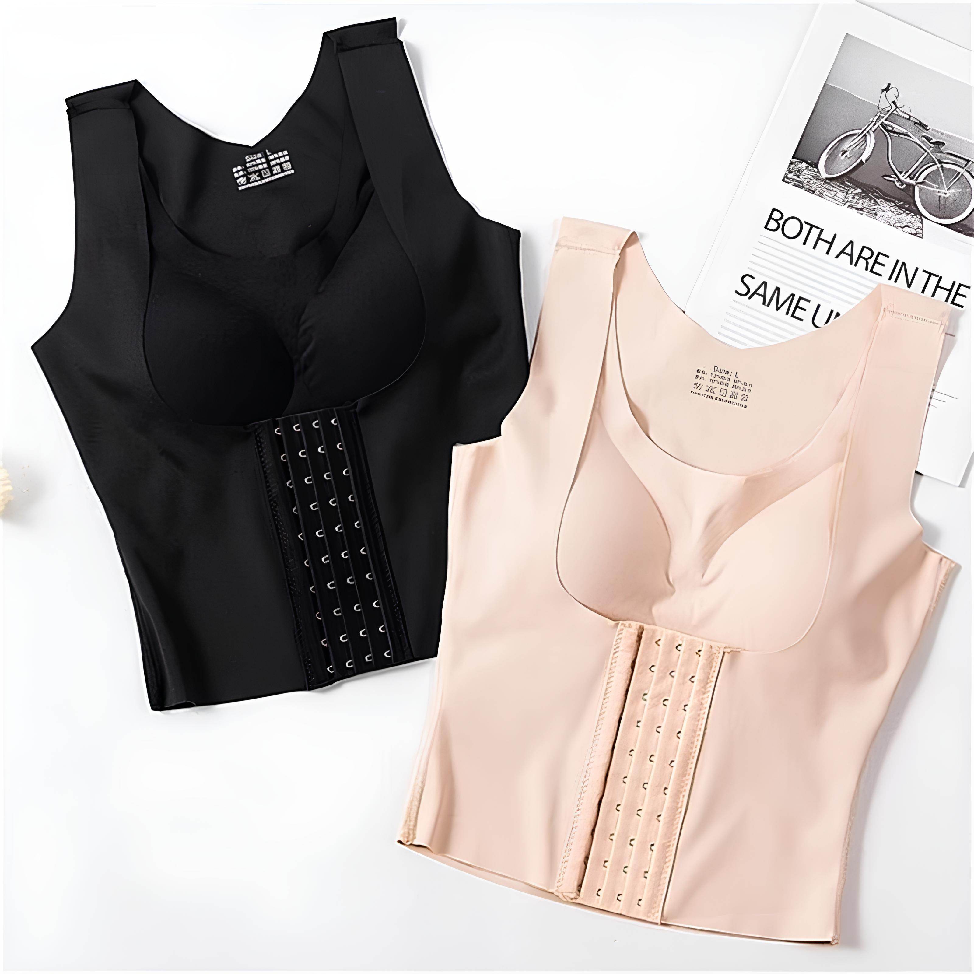 Basic Bae Scoop Neck Shapewear Tank with Removable Paddings - Selvanelle