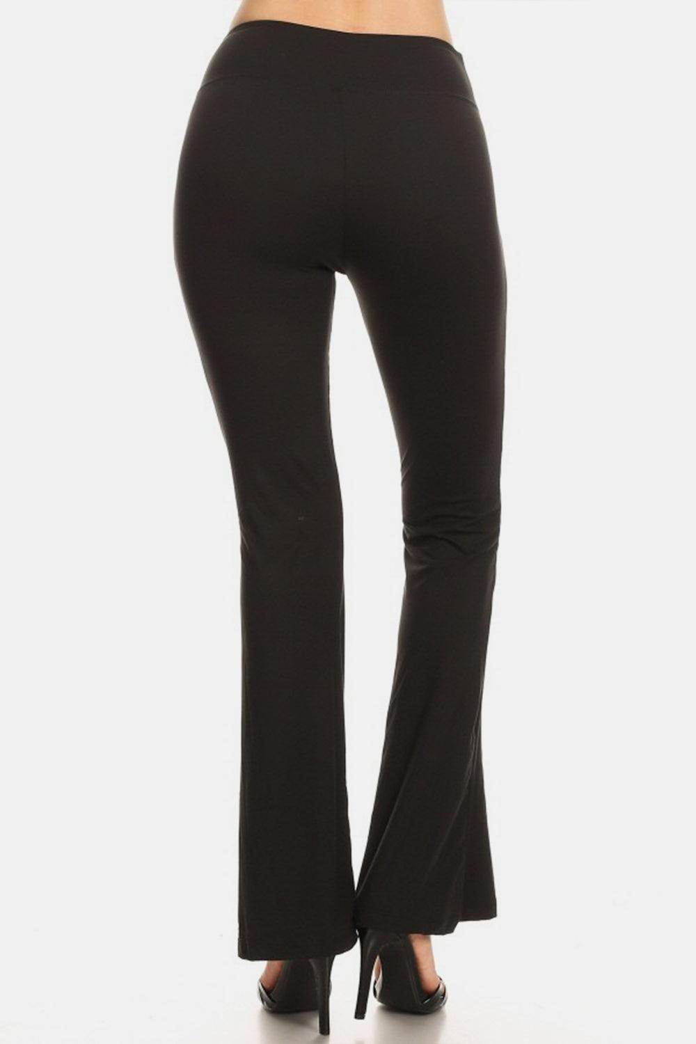 Leggings Depot High Waist Flare Leggings for Women - Selvanelle