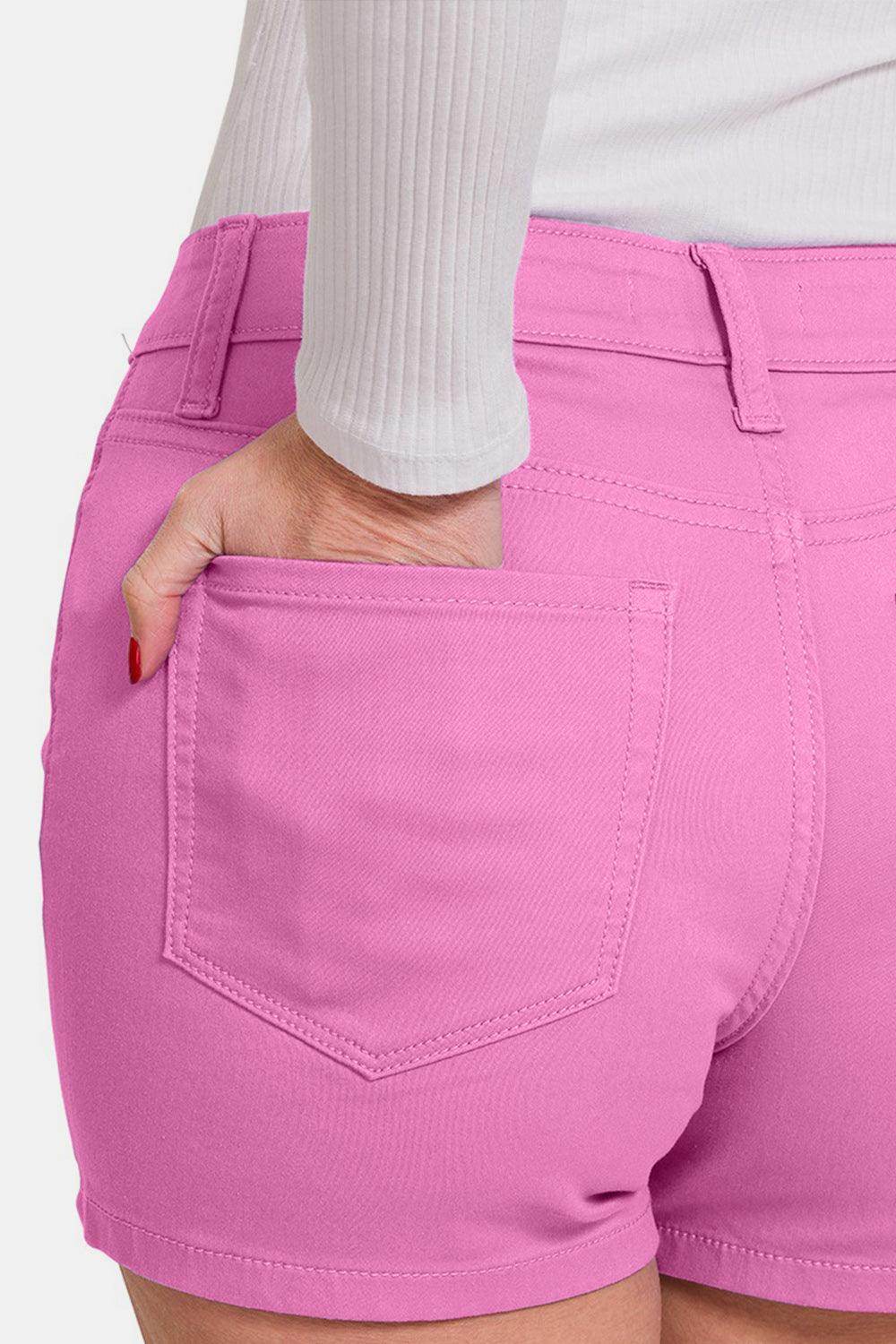 Zenana High Waist Denim Shorts for Summer Style - Selvanelle