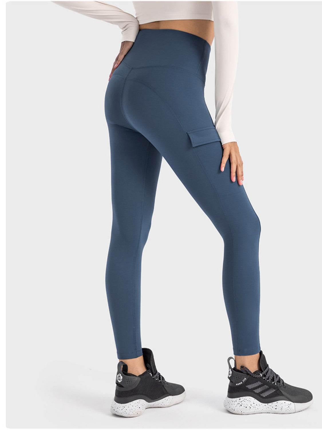 Millennia Wide Waistband Sports Leggings - Selvanelle