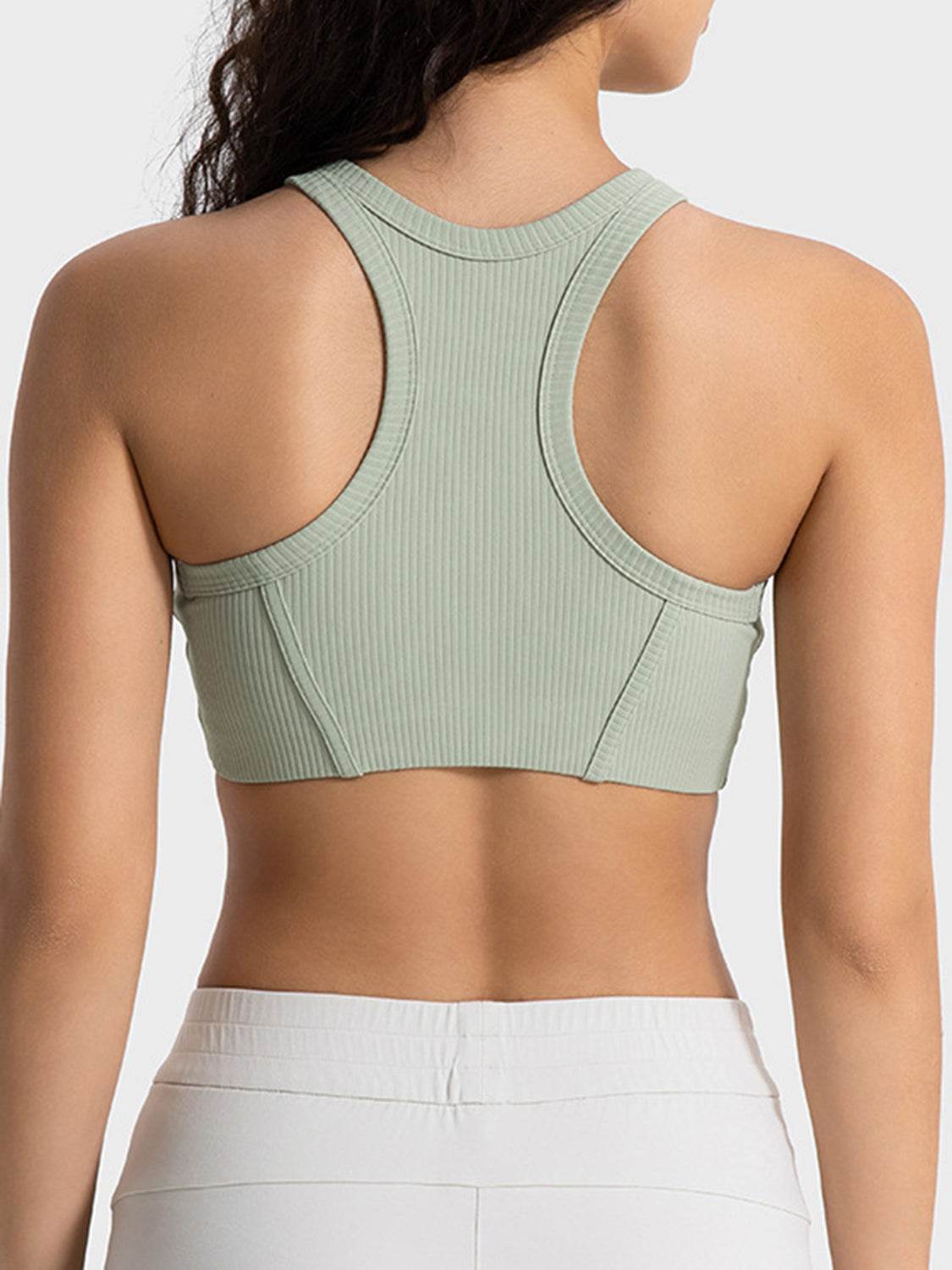 Millennia Wide Strap Cropped Sport Tank - Selvanelle