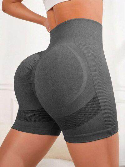 High Waist Active Shorts for Women with Stretchy Comfort - Selvanelle