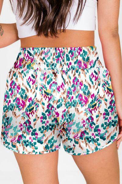 Stylish Printed High Waist Shorts for Comfortable Wear - Selvanelle