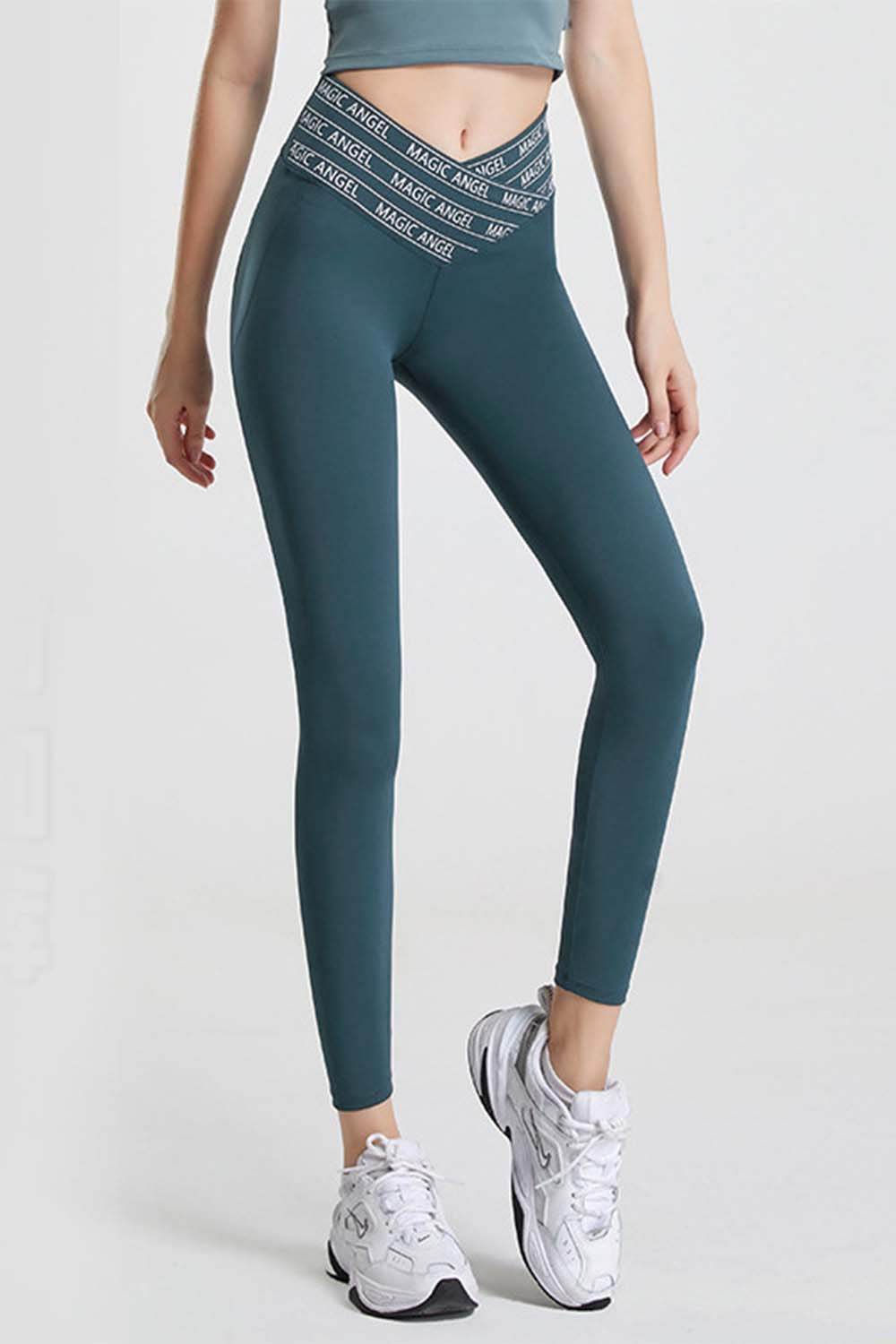 Wide Waistband Sports Pants - Selvanelle